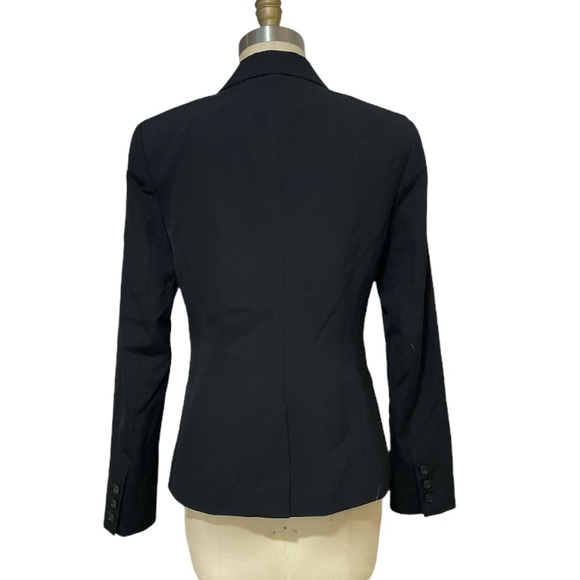 0121 NWT NEW Theory Nichelle black wool blazer sz 6 - Picture 3 of 8